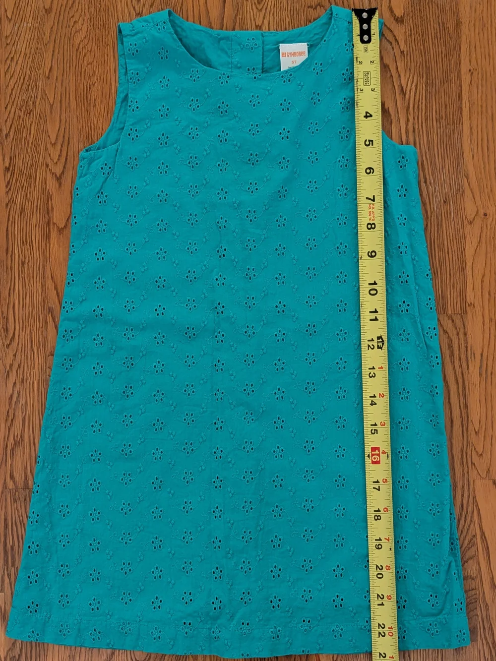 Gymboree Toddler Girls Aqua Eyeless Sleeveless Dress